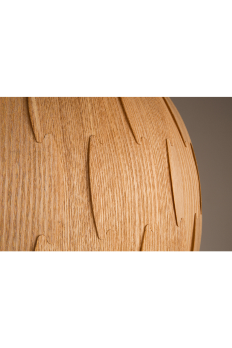 Round Wood Pendant Lamp | Dutchbone Bond | Oroatrade.com