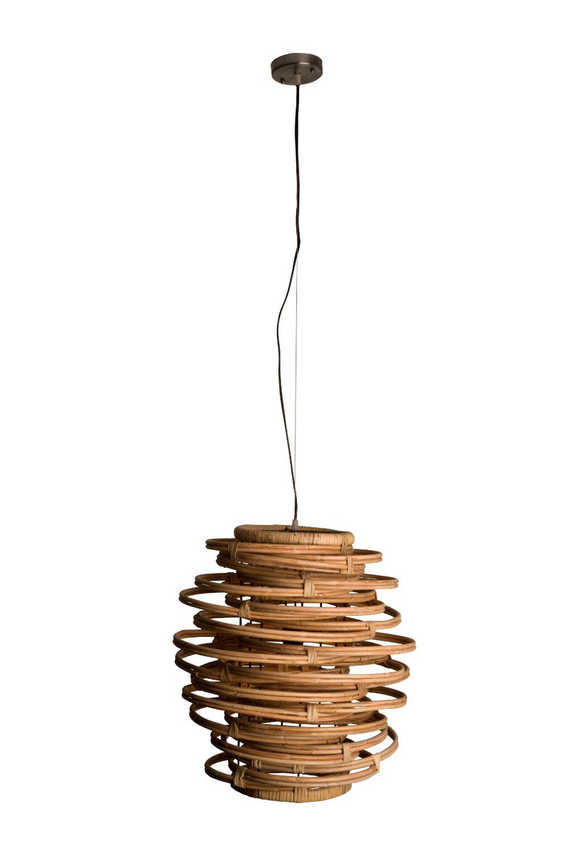 Rattan Wood Pendant Lamp | Dutchbone Kubu |  Oroatrade.com