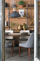 Black Metal Hanging Light | Dutchbone Raw | Oroatrade.com