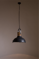 Black Metal Hanging Light | Dutchbone Raw | Oroatrade.com