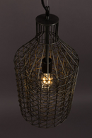 Gray Metal Weave Pendant Lamp | Dutchbone Jim | Oroatrade.com