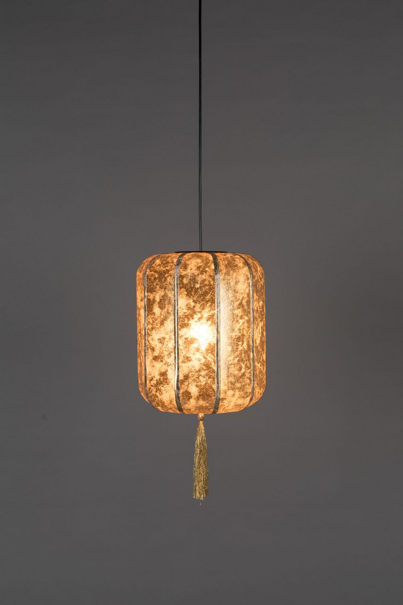 Gold Lantern Pendant Lamp S | Dutchbone Suoni | Oroatrade.com