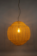 Round Gold Pendant Lamp | Dutchbone Meezan | Oroatrade.com