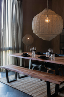 Round Gray Pendant Lamp | Dutchbone Meezan | Oroatrade.com