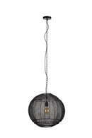 Round Black Pendant Lamp | Dutchbone Meezan | Oroatrade.com