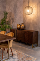 Round Black Pendant Lamp | Dutchbone Meezan | Oroatrade.com