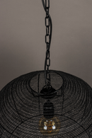 Round Black Pendant Lamp | Dutchbone Meezan | Oroatrade.com