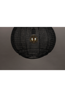 Round Black Pendant Lamp | Dutchbone Meezan | Oroatrade.com
