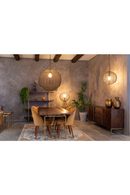 Round Black Pendant Lamp | Dutchbone Meezan | Oroatrade.com