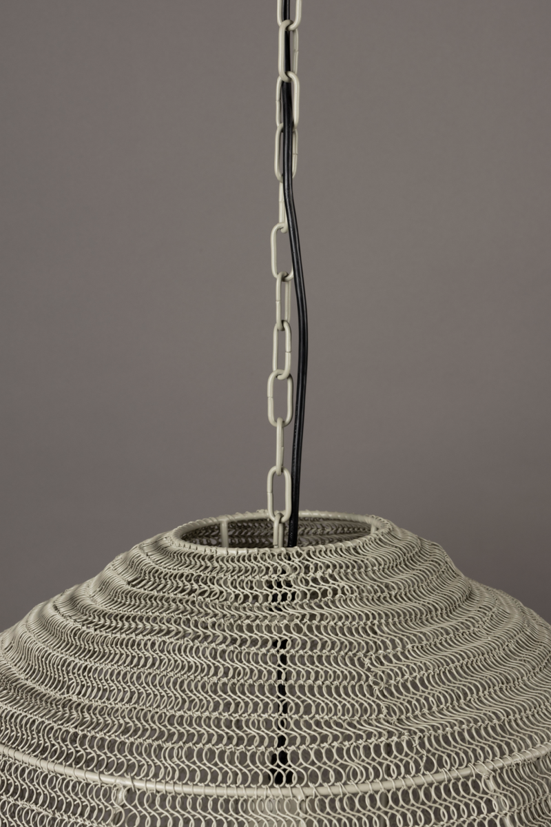 Round Gray Pendant Lamp | Dutchbone Meezan | Oroatrade.com
