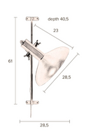 Adjustable Brass Wall Sconce | Dutchbone Karish | Oroatrade.com