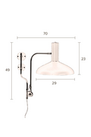 Adjustable Green Wall Sconce | Dutchbone Devi | Oroatrade.com