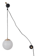 Frosted Glass Globe Wall Lamp | Dutchbone Bulan | Oroatrade.com