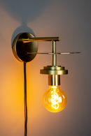 Bronze Classic Wall Lamp | Dutchbone Aden | Oroatrade.com