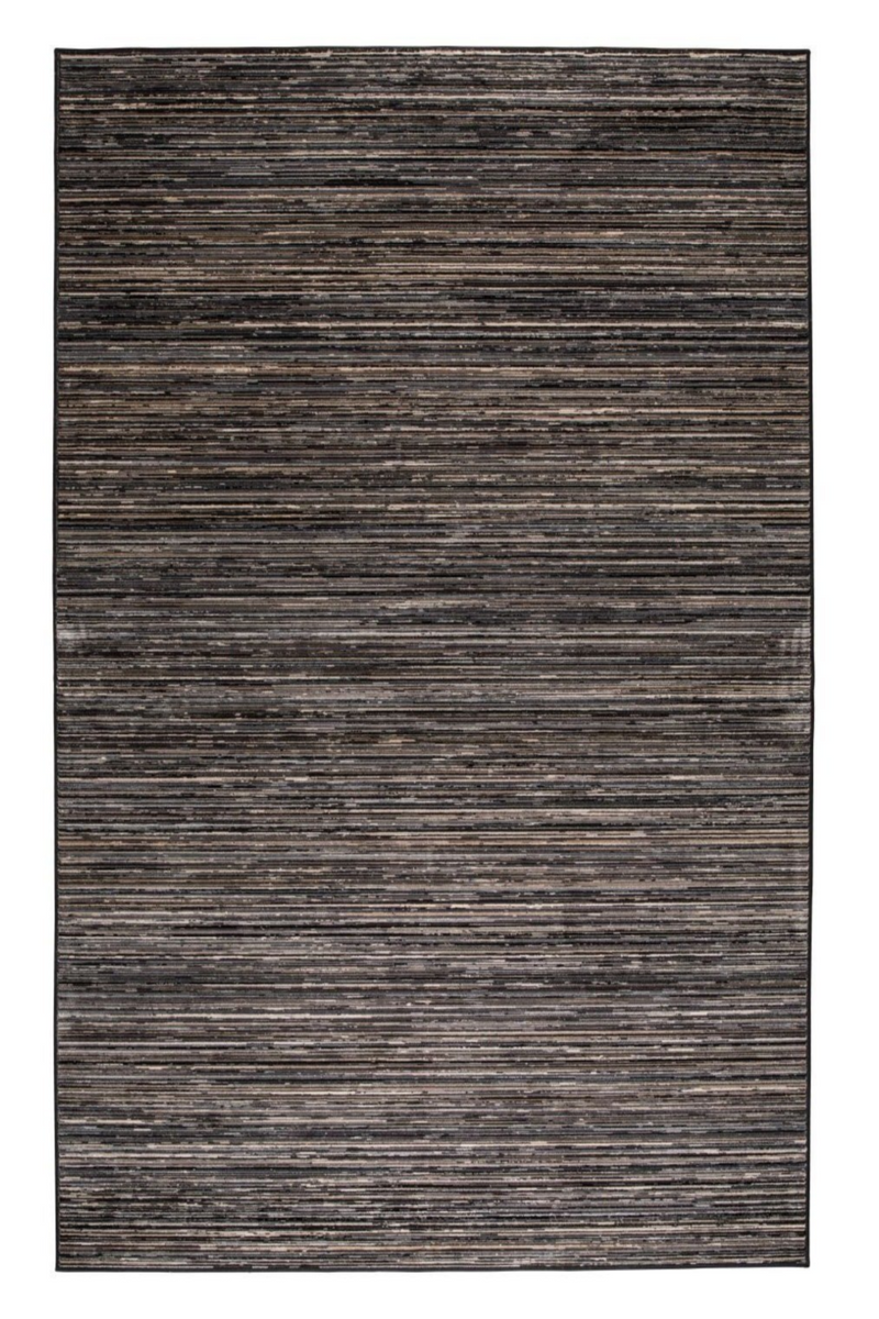 Gray Striped Area Rug 5'5" x 8' | Dutchbone Keklapis | Oroatrade.com