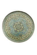 Round Green Area Rug 70" | Dutchbone Bodega | Oroatrade.com