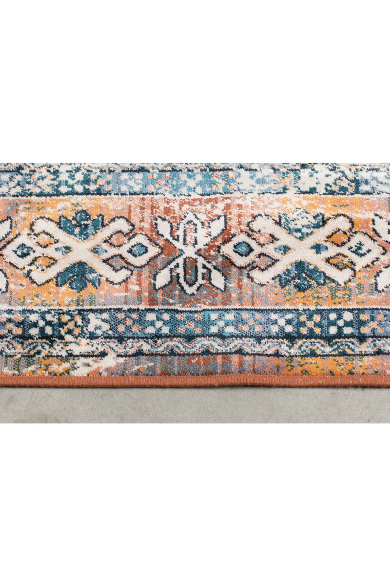 Blue Herati Carpet | Dutchbone Mahal | Oroatrade.com