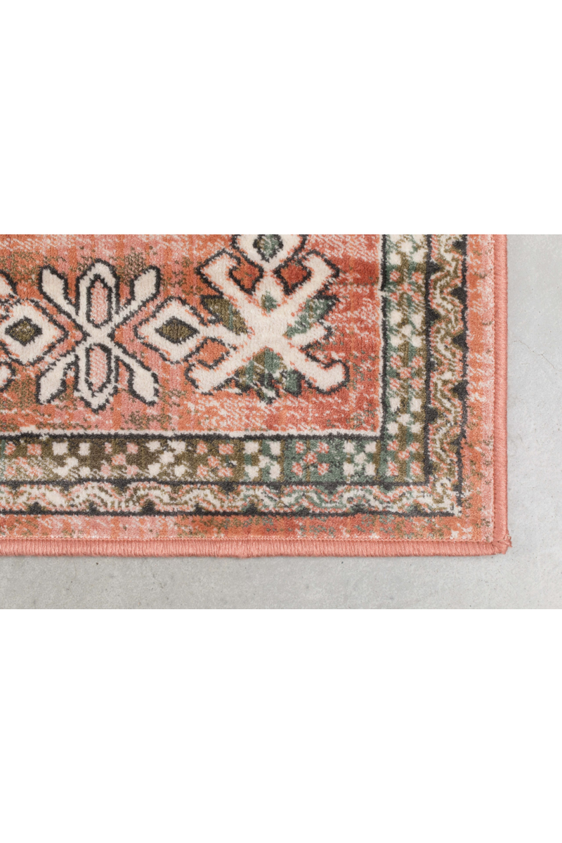 Pink Herati Carpet | Dutchbone Mahal | Oroatrade.com