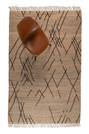 Woven Fiber Fringed Carpet | Dutchbone Ishank | Oroatrade.com