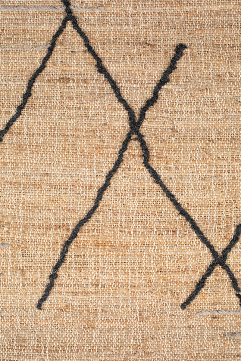 Woven Fiber Fringed Carpet | Dutchbone Ishank | Oroatrade.com