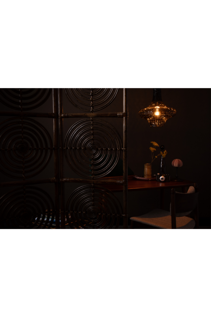 Brown Rattan Room Divider | Dutchbone Rumour | Oroatrade.com