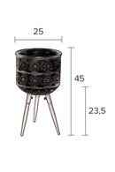 Brass Tripod Plant Stand M | Dutchbone Botanique | OROA TRADE