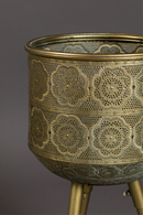 Brass Tripod Plant Stand M | Dutchbone Botanique | OROA TRADE