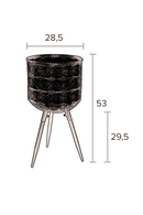 Brass Tripod Plant Stand L | Dutchbone Botanique | Oroatrade.com