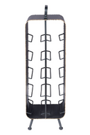 Gray Metal Wine Rack | Dutchbone Stalwart | Oroatrade.com