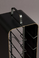 Gray Metal Wine Rack | Dutchbone Stalwart | Oroatrade.com