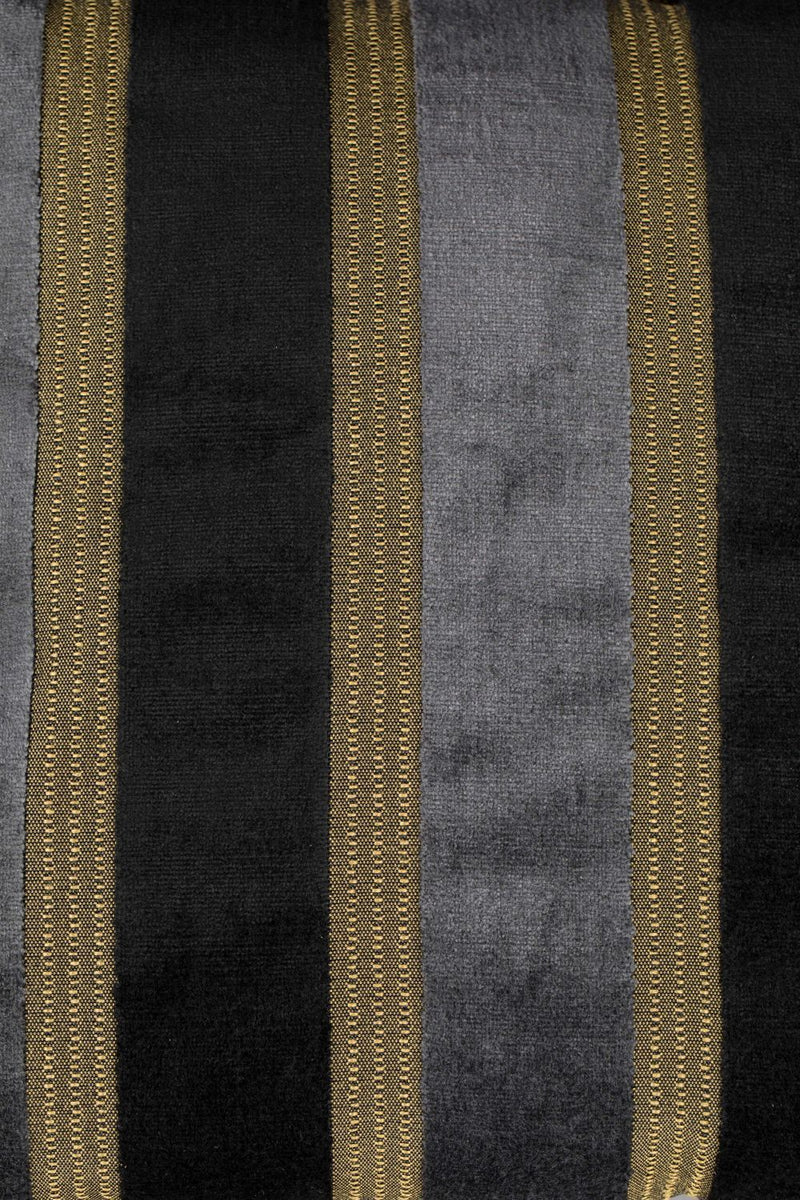 Black-Gray Stripe Throw Pillow (2) | Dutchbone Scott | Oroatrade.com