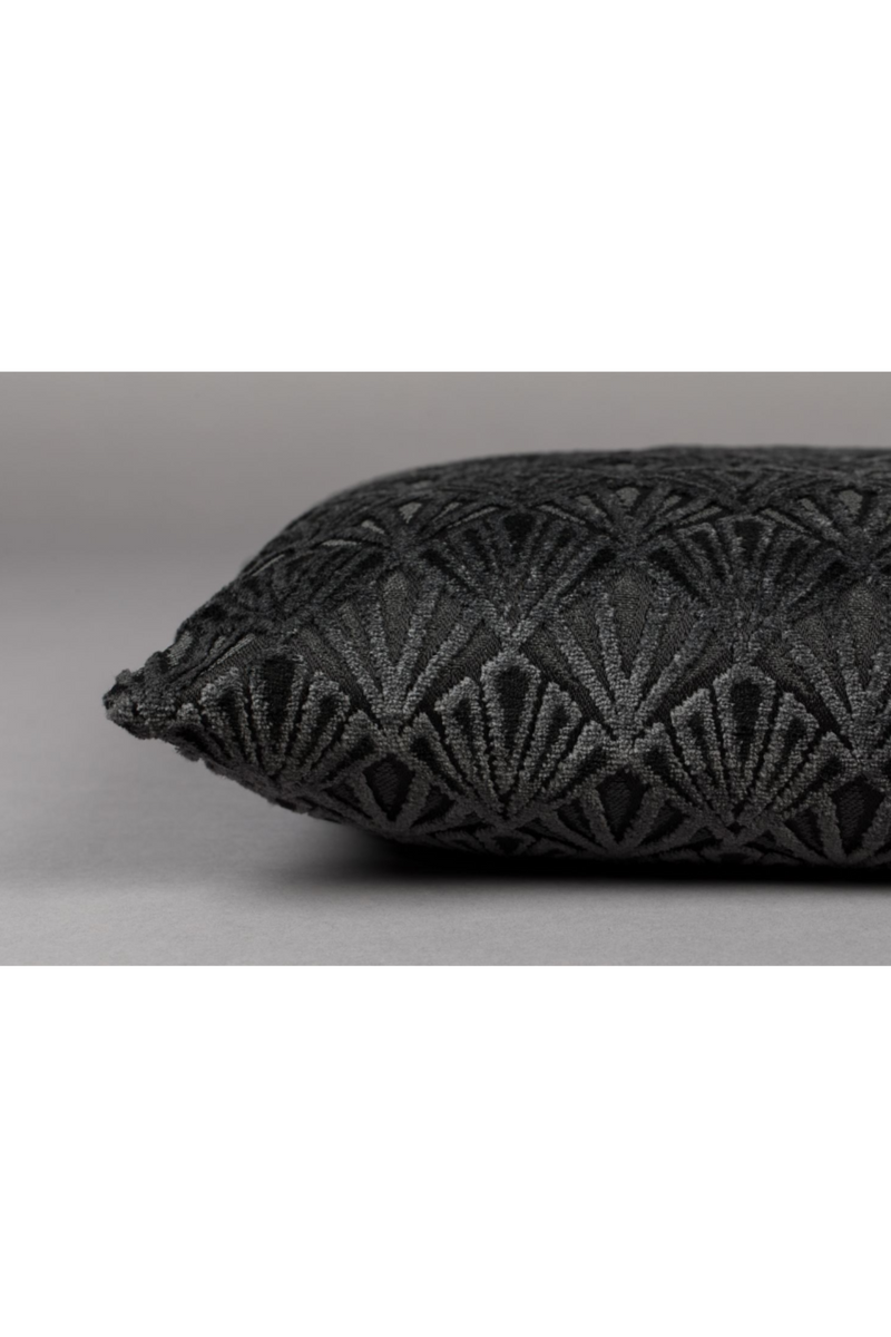Black Velvet Pillow (2) | Dutchbone Daisy | Oroatrade.com