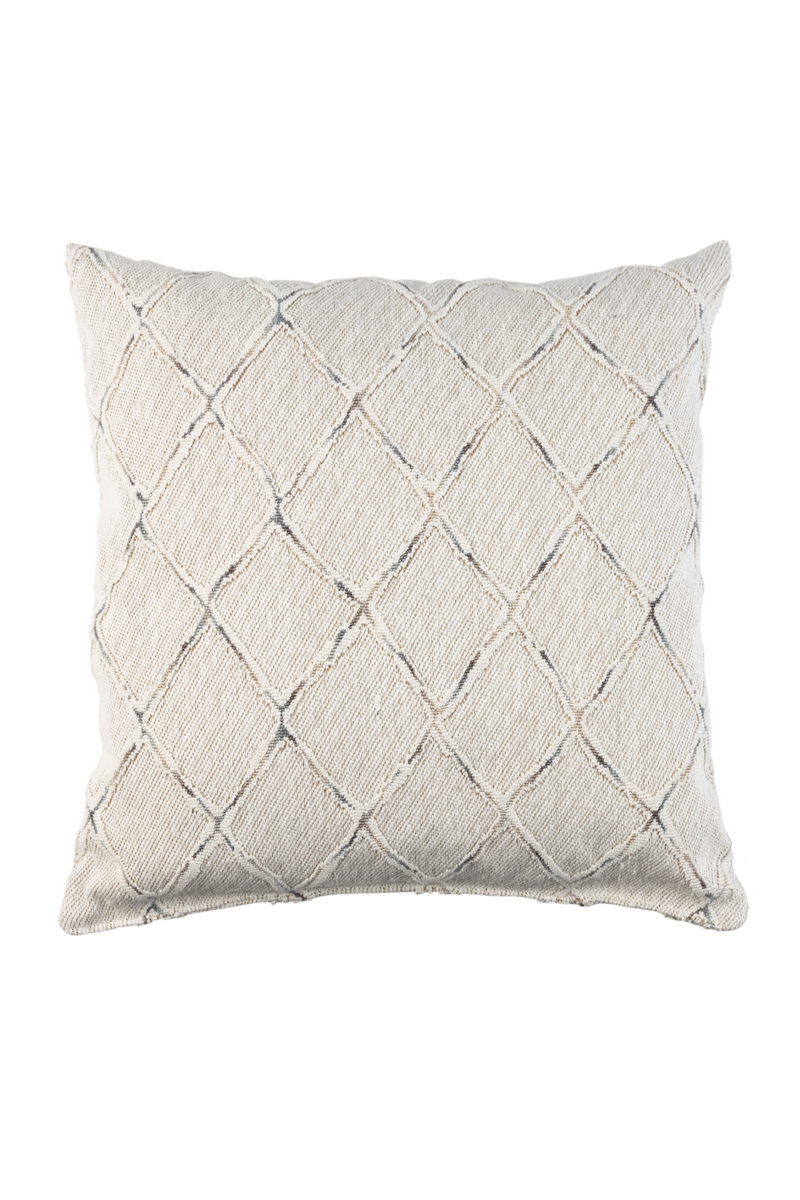 Beige Diamond Pattern Pillows (2) | Dutchbone Chess | Oroatrade.com