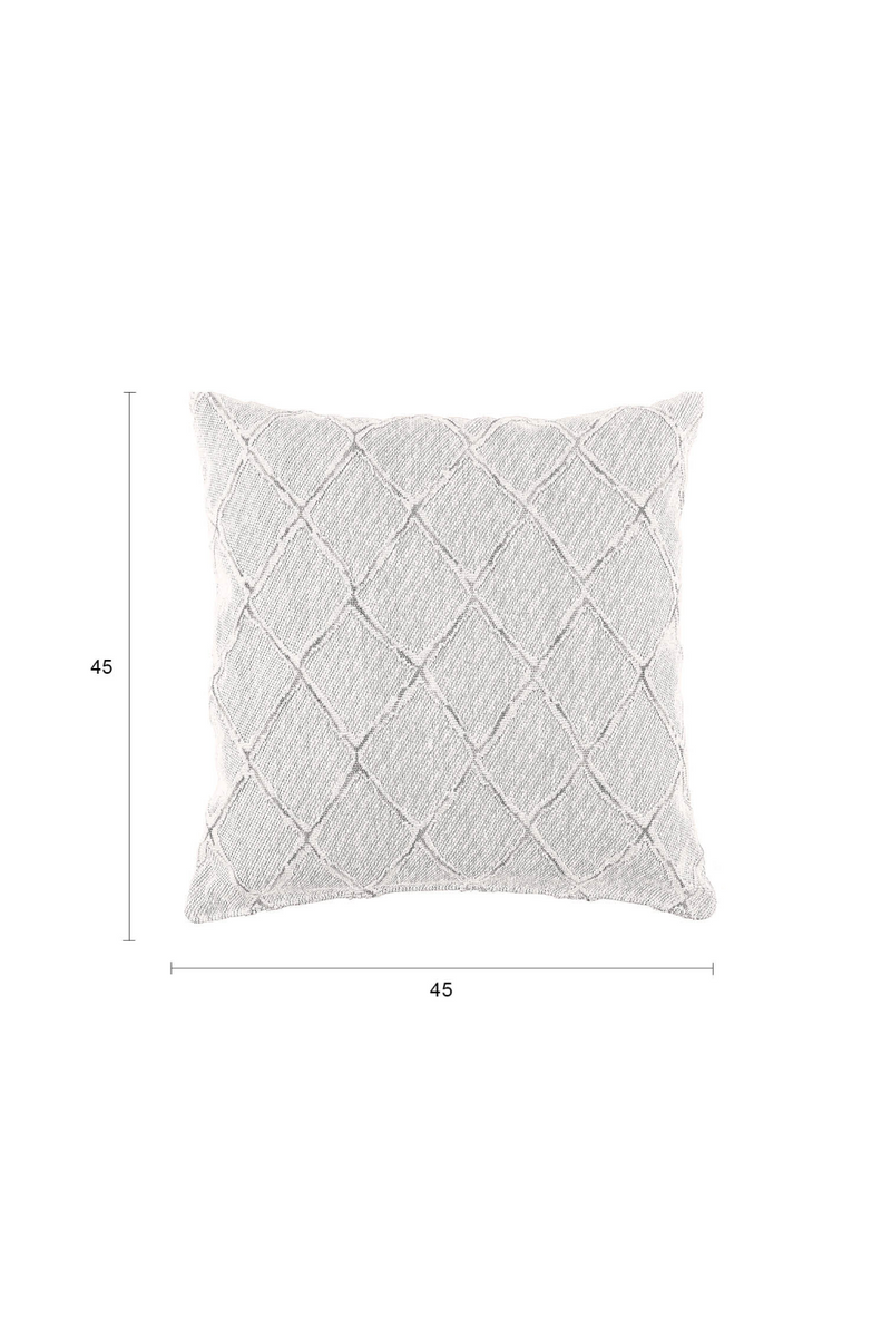 Beige Diamond Pattern Pillows (2) | Dutchbone Chess | Oroatrade.com