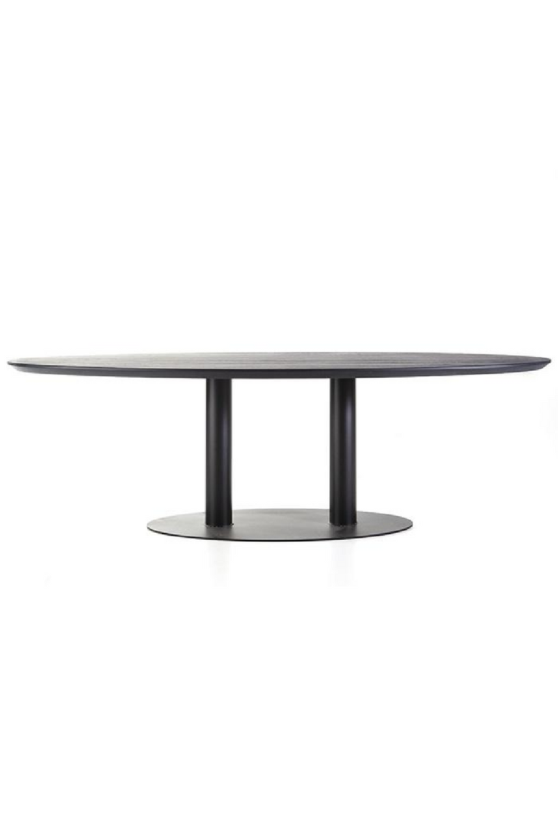 Black Oval Dining Table M | Eleonora Siera | Oroatrade.com