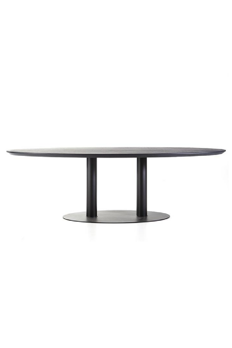 Black Oval Dining Table L | Eleonora Siera | Oroatrade.com