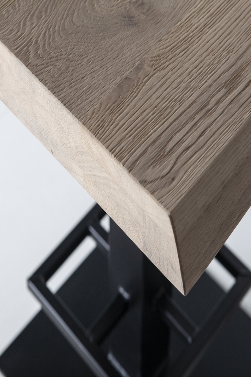 Bleached Wood Counter Table (L) | Eleonora Misty | Oroatrade.com