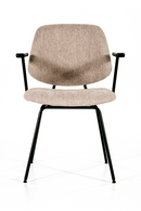 Fletcher Dining Chair With Armrest | Eleonora Lynn | Oroatrade.com