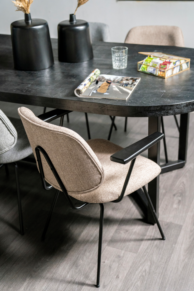 Modern Minimalist Dining Armchair | Eleonora Lynn | Oroatrade.com