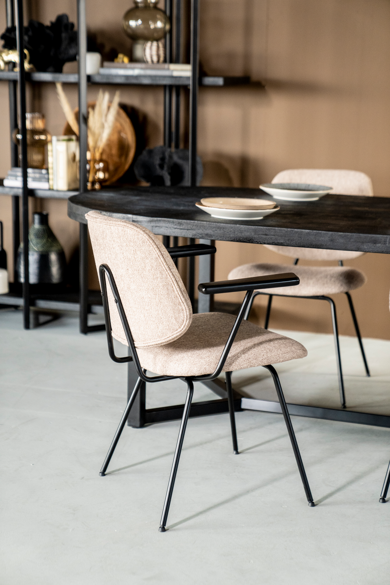 Modern Minimalist Dining Armchair | Eleonora Lynn | Oroatrade.com