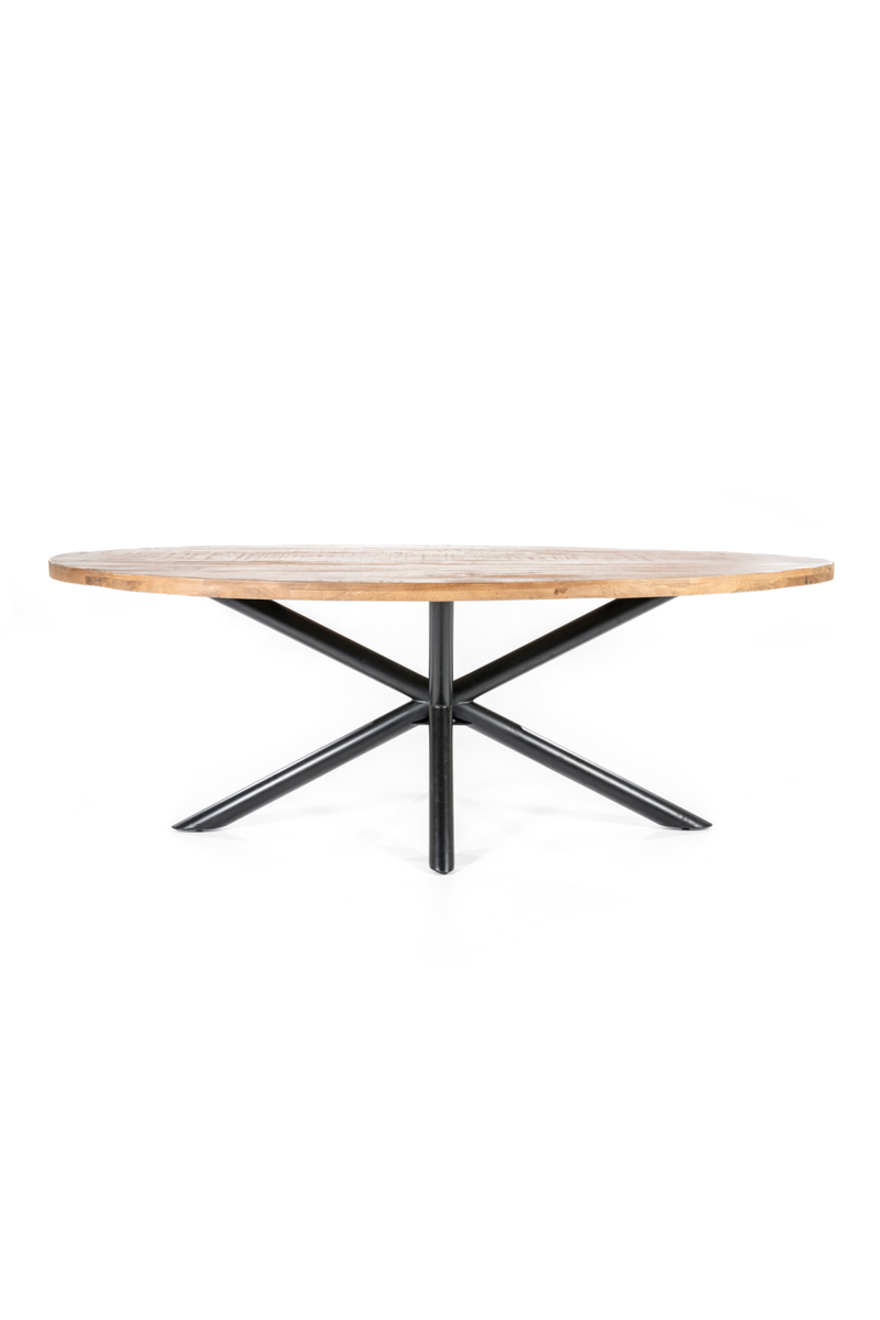 Mango Wood Oval Dining Table | Eleonora Oscar | Oroatrade.com