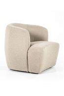 Boucle Upholstered Barrel Chair | Eleonora Charlotte | Oroatrade.com