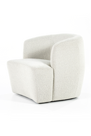 Boucle Upholstered Barrel Chair | Eleonora Charlotte | Oroatrade.com