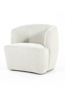 Boucle Upholstered Barrel Chair | Eleonora Charlotte | Oroatrade.com