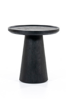 Rustic Pedestal Side Table | Eleonora Ron | Oroatrade.com