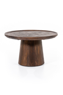 Wooden Pedestal Coffee Table | Eleonora Ron | Oroatrade.com
