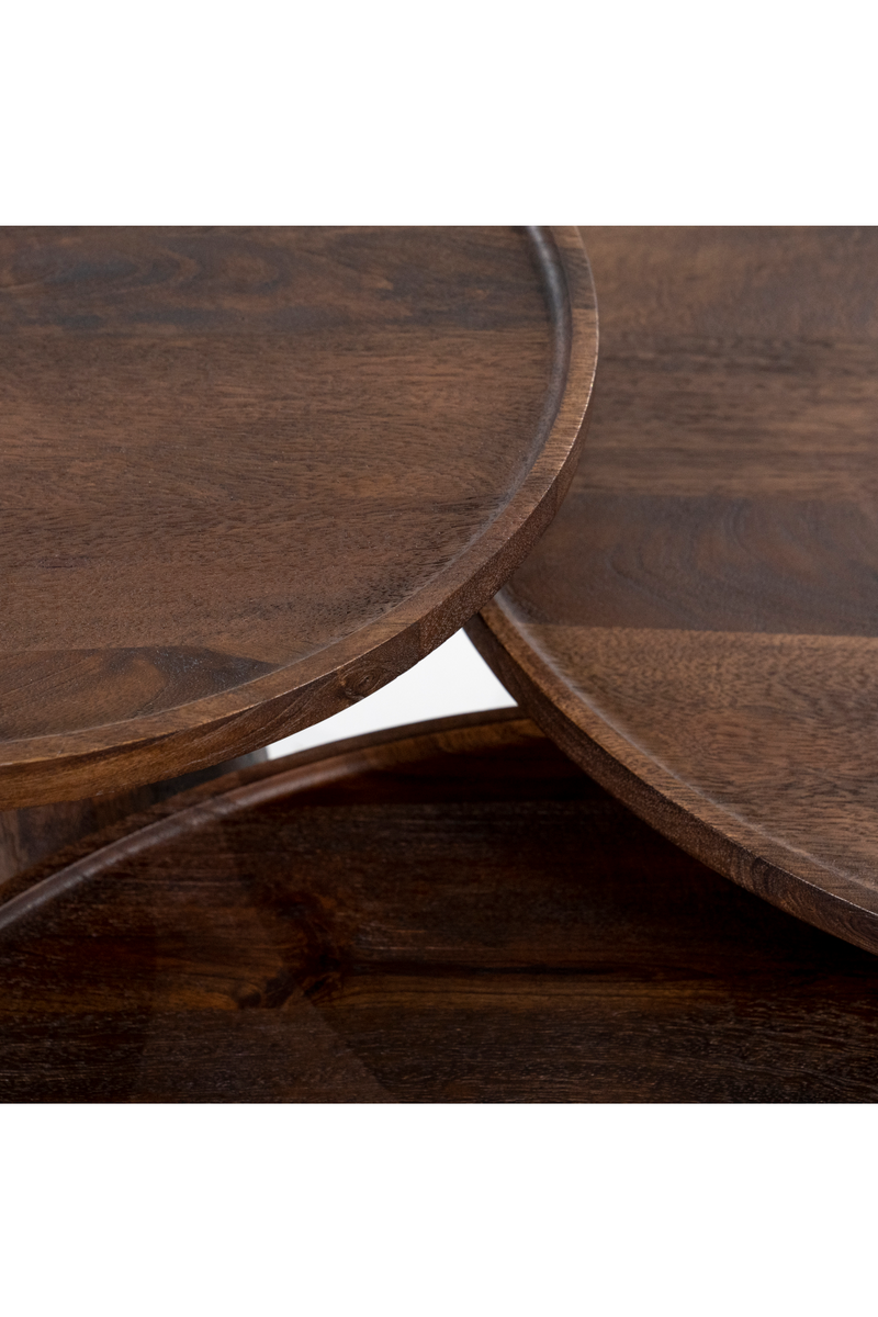 Wooden Pedestal Coffee Table | Eleonora Ron | Oroatrade.com