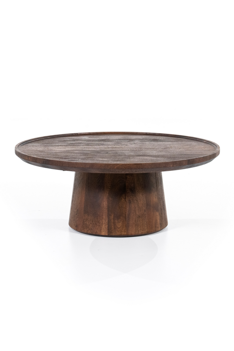 Wooden Pedestal Coffee Table | Eleonora Ron | Oroatrade.com