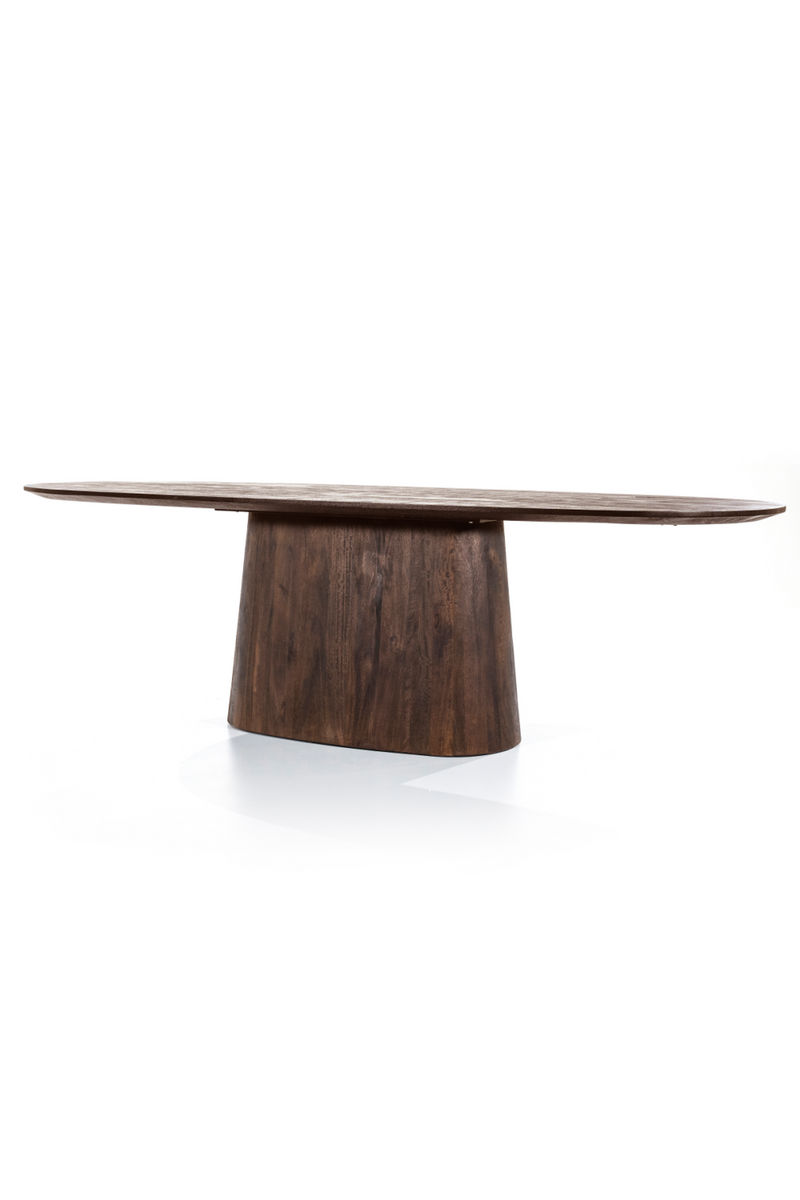 Mango Wood Pedestal Dining Table M | Eleonora Aron | Oroatrade.com