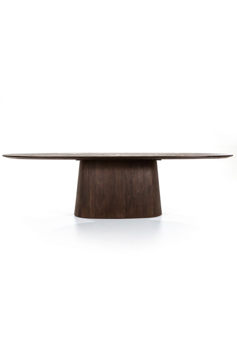 Mango Wood Pedestal Dining Table L | Eleonora Aron | Oroatrade.com